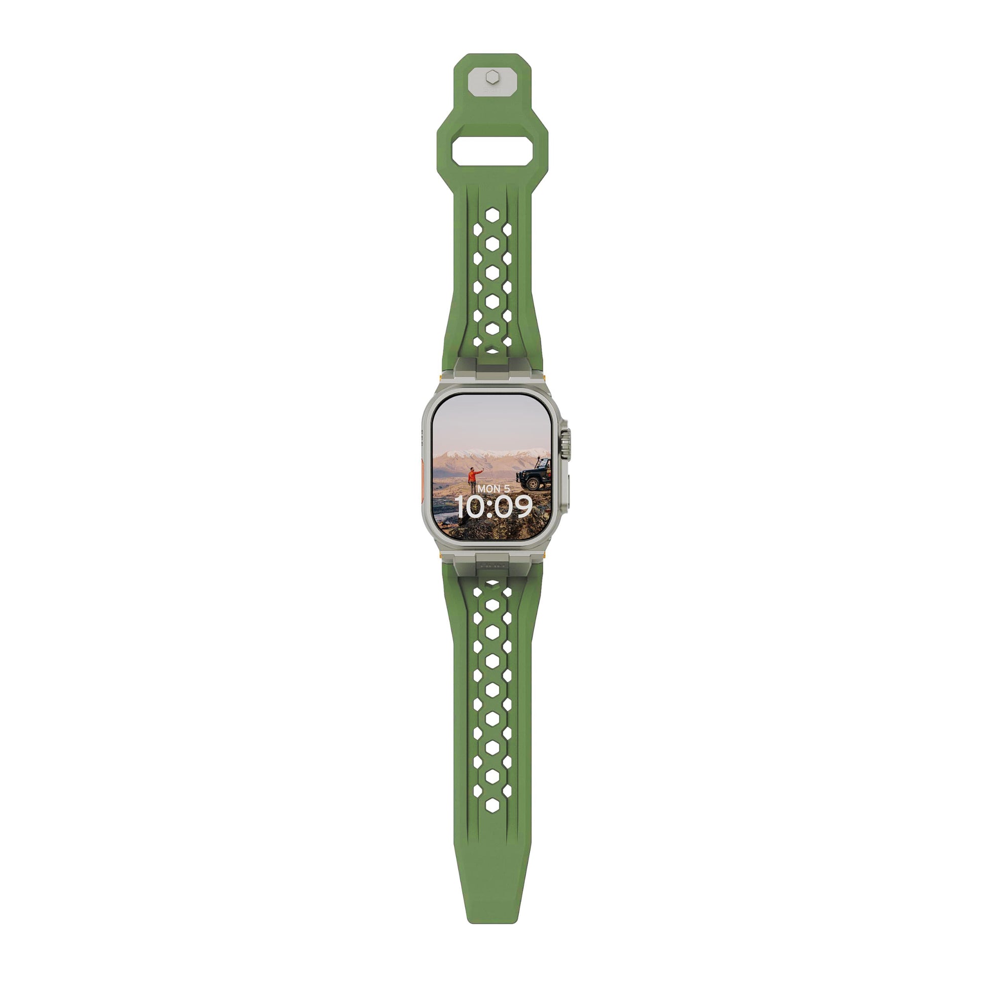 UAG iWatch Strap Premium Sport Breathable Monarch Band for iWatch 44/45/46/49MM - Green