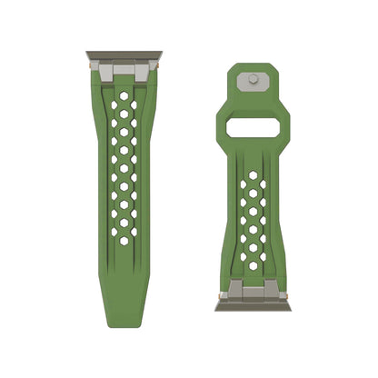UAG iWatch Strap Premium Sport Breathable Monarch Band for iWatch 44/45/46/49MM - Green