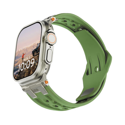 UAG iWatch Strap Premium Sport Breathable Monarch Band for iWatch 44/45/46/49MM - Green