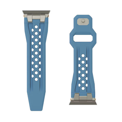 UAG iWatch Strap Premium Sport Breathable Monarch Band for iWatch 44/45/46/49MM - Sky Blue