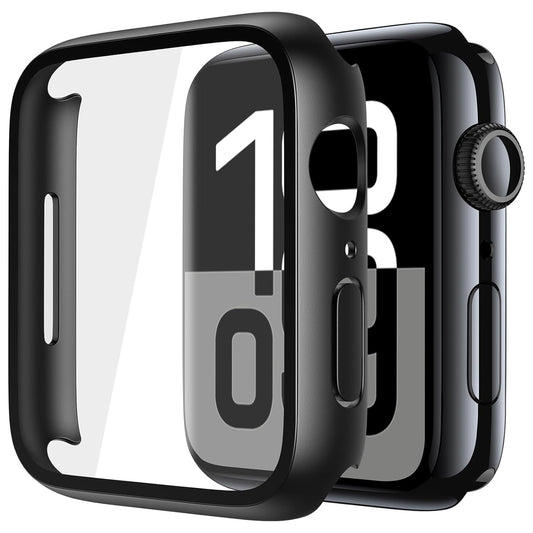 iWatch Bumper Cover for Built-in Screen Protector Full Coverage Hard PC Case for iWatch Series 10/Series 11 46MM
