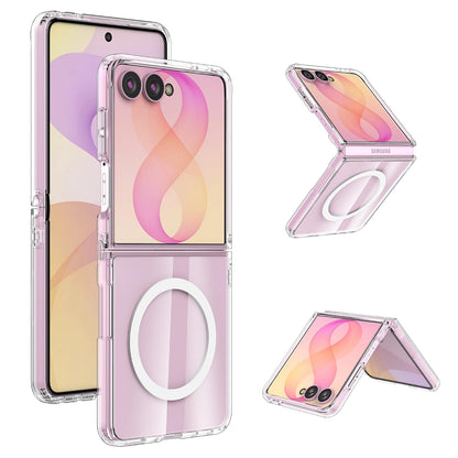 Samsung Z Flip8 Crystal Clear Anti-Yellowing Transparent Magsafe Cover