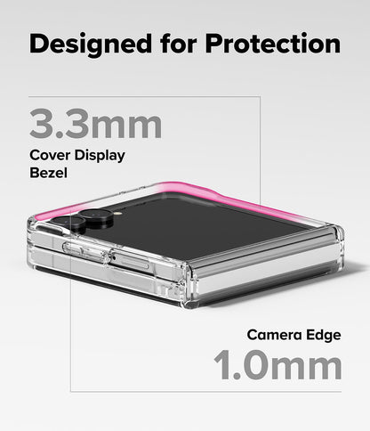 Samsung Z Flip8 Crystal Clear Anti Yellowing Case with Magsafe & Hinge Protection in built Front Glass