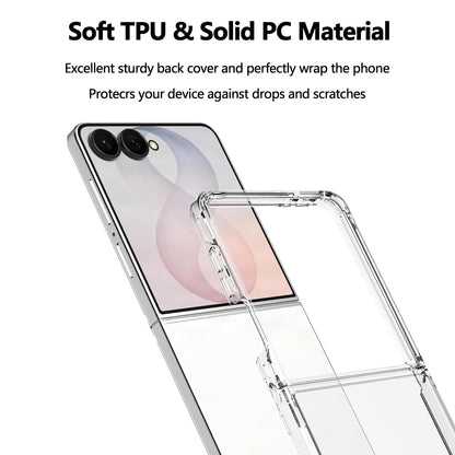 Samsung Z Flip8 Crystal Clear Soft TPU Transparent Cover Ultra-Thin Clear Cover