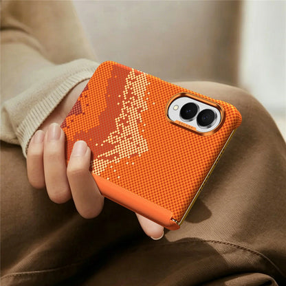 Samsung Z Fold8 SULADA Carbon Case, Golden Mountain Pattern Slim Case, Dual Frame with Magsafe