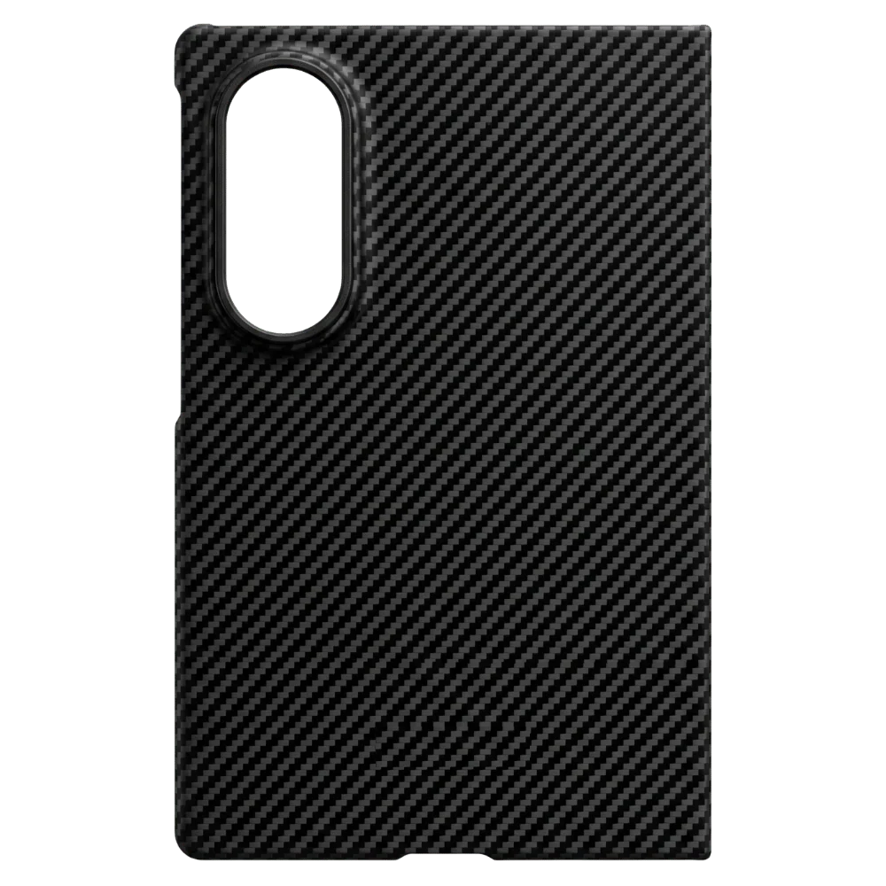 Samsung Z Fold8 Carbon Case, Super Slim 0.8mm Anti-Scratch Shockproof Cover with Magsafe - Black