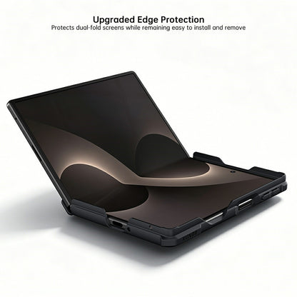 Samsung Z Fold8 XUNDO Shockproof Cover, Corner Airbag Dual Axis with Hinge Protection, Magsafe, 360° Metal Ring