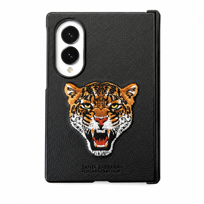 Samsung Z Fold8 Original Santa Barbara Polo Requite Club Leather Case Savana Series - Leopard