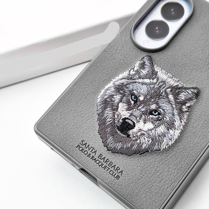 Samsung Z Fold8 Original Santa Barbara Polo Requite Club Leather Case Savana Series - Wolf