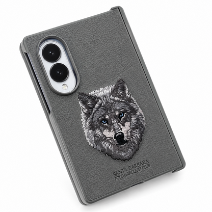 Samsung Z Fold8 Original Santa Barbara Polo Requite Club Leather Case Savana Series - Wolf