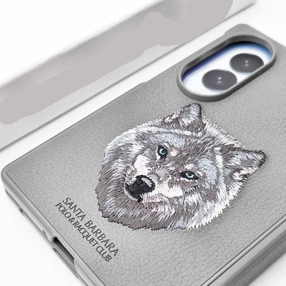 Samsung Z Fold8 Original Santa Barbara Polo Requite Club Leather Case Savana Series - Wolf