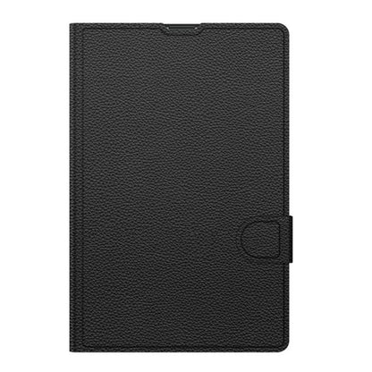 Samsung Z Fold8 GKK Leather Flip Case, Card Slot, Inbuild Front Glass with Kickstand - Black