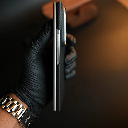 Samsung Fold8 Ultra Carbon Case, Super Slim Carbon Cover with Masgafe & Hinge Protection (No Front)