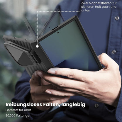 Samsung Z Fold8 Ultra Nillkin Case, CamShield Prop Series Metal Camera Kickstand with Hinge Protection & Magsafe