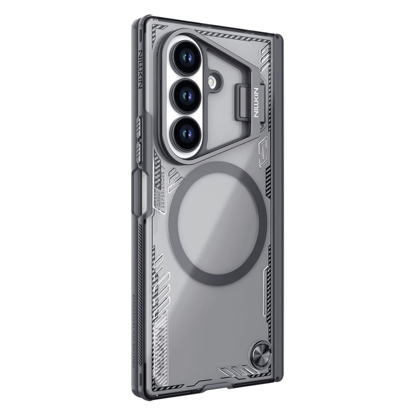 Samsung Z Fold8 Ultra Nillkin ICE-BLADE Series Corner Air Bags + Aluminum Camera Protect Stand Case with Magsafe