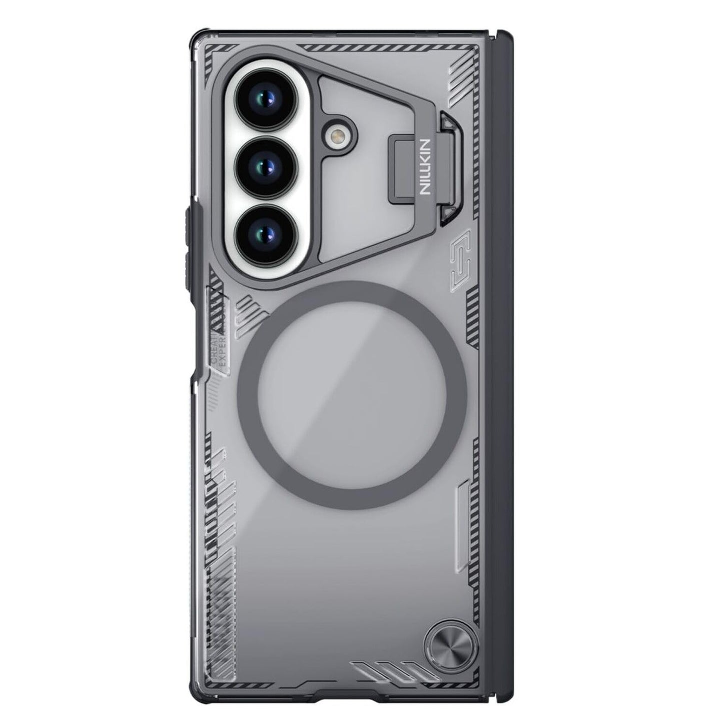 Samsung Z Fold8 Ultra Nillkin ICE-BLADE Series Corner Air Bags + Aluminum Camera Protect Stand Case with Magsafe