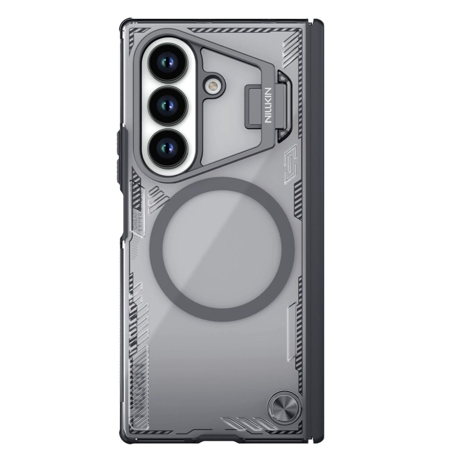 Samsung Z Fold8 Ultra Nillkin ICE-BLADE Series Corner Air Bags + Aluminum Camera Protect Stand Case with Magsafe