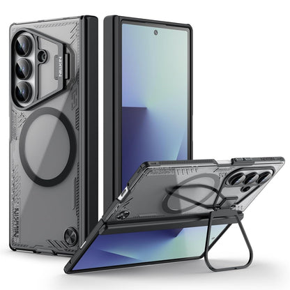 Samsung Z Fold8 Ultra Nillkin ICE-BLADE Series Corner Air Bags + Aluminum Camera Protect Stand Case with Magsafe