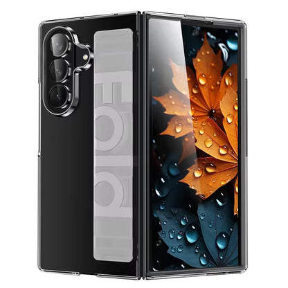 Samsung Fold8 Ultra Hard PC Skin Feel Cover Ultra-thin Matte Silicone Wrist Strap - Cear