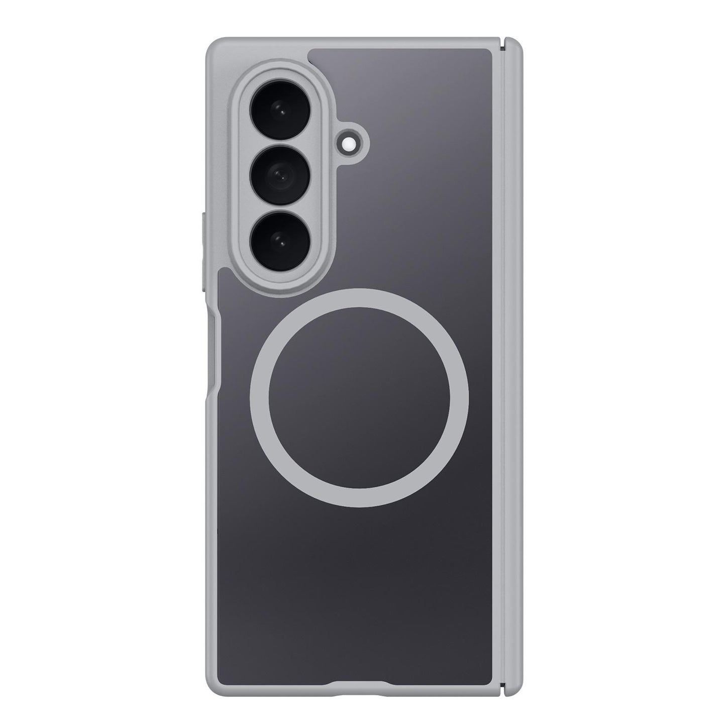 Samsung Z Fold8 Ultra Skin Feel Smoke, Dual Central Axis Magsafe Case with Hinge Protection - Grey