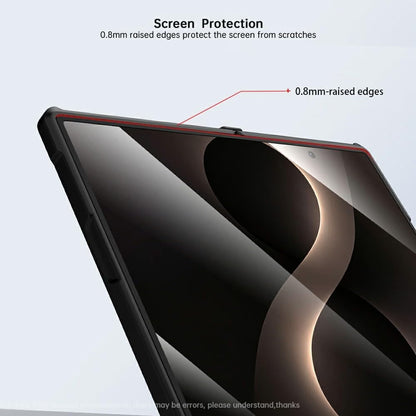 Samsung Z Fold8 XUNDD Beatle Series Anti-Yellowing Side Black Inbuilt Front Glass with Hinge Protection - Transparent