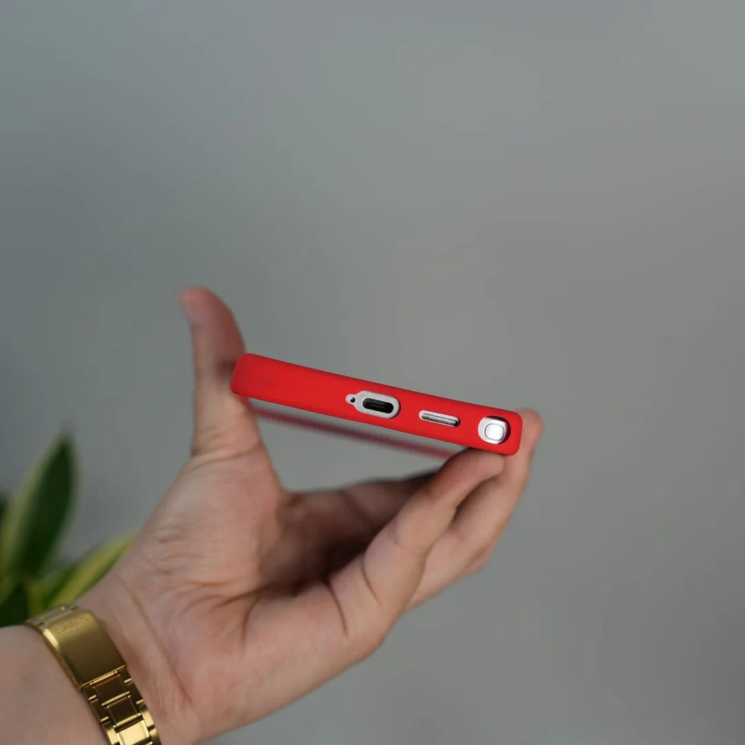 amsung Galaxy S25 Ultra Silicon Case, Ferrari Silicon Cover FR Logo - Red