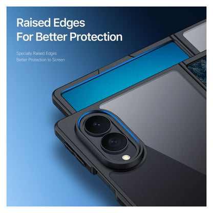 Samsung Z Fold8 Shockproof Case, Anti Yellowing Case with Hinge Protection, Inbuilt Front Glass
