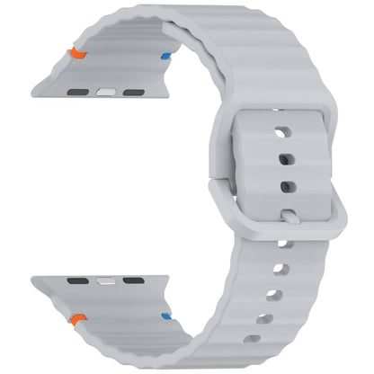 Sport Straps Silicone Waterproof Wristband iWatch Band for (42-44-45-46-49 MM) - Grey