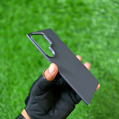 Samsung Galaxy S25 Ultra Metal Back Plate MagSafe Carbon Texture Back Panel