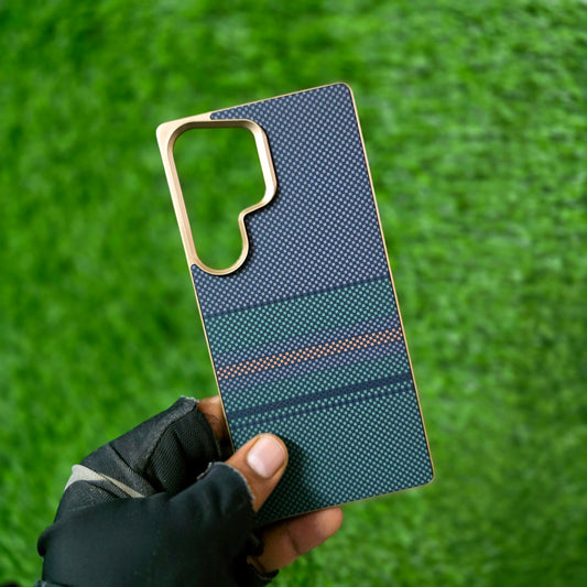Samsung Galaxy S25 Ultra Metal Back Plate MagSafe Carbon Texture Back Panel