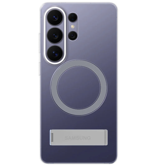 Samsung Galaxy S26 Ultra Anti-Yellowing Crystal Clear Magsafe Case with Kickstand, Metalic Button & Camera Ring