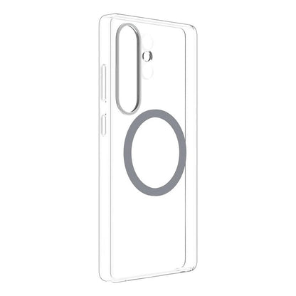 
Samsung Galaxy S26 Ultra Anti-Yellowing Crystal Clear Magsafe Case with Metalic Button & Camera Ring
