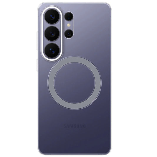 
Samsung Galaxy S26 Ultra Anti-Yellowing Crystal Clear Magsafe Case with Metalic Button & Camera Ring
