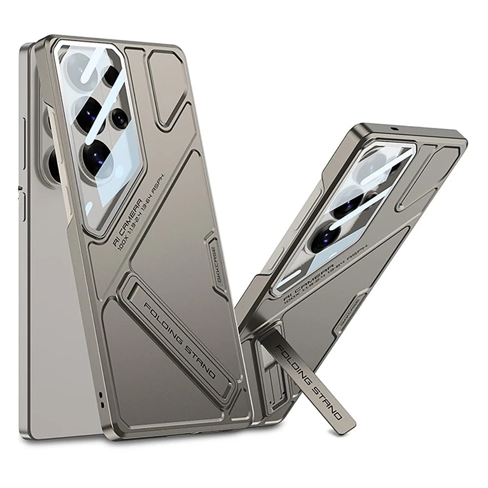 Samsung Galaxy S26 Ultra Gkk Kickstand Case, Hard PC with Panorama Shield Lens with Stand Cover (4 Colors)