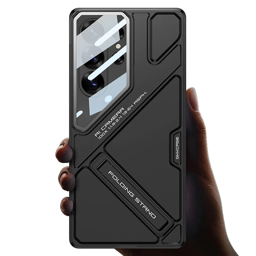 Samsung Galaxy S26 Ultra Gkk Kickstand Case, Hard PC with Panorama Shield Lens with Stand Cover (4 Colors)