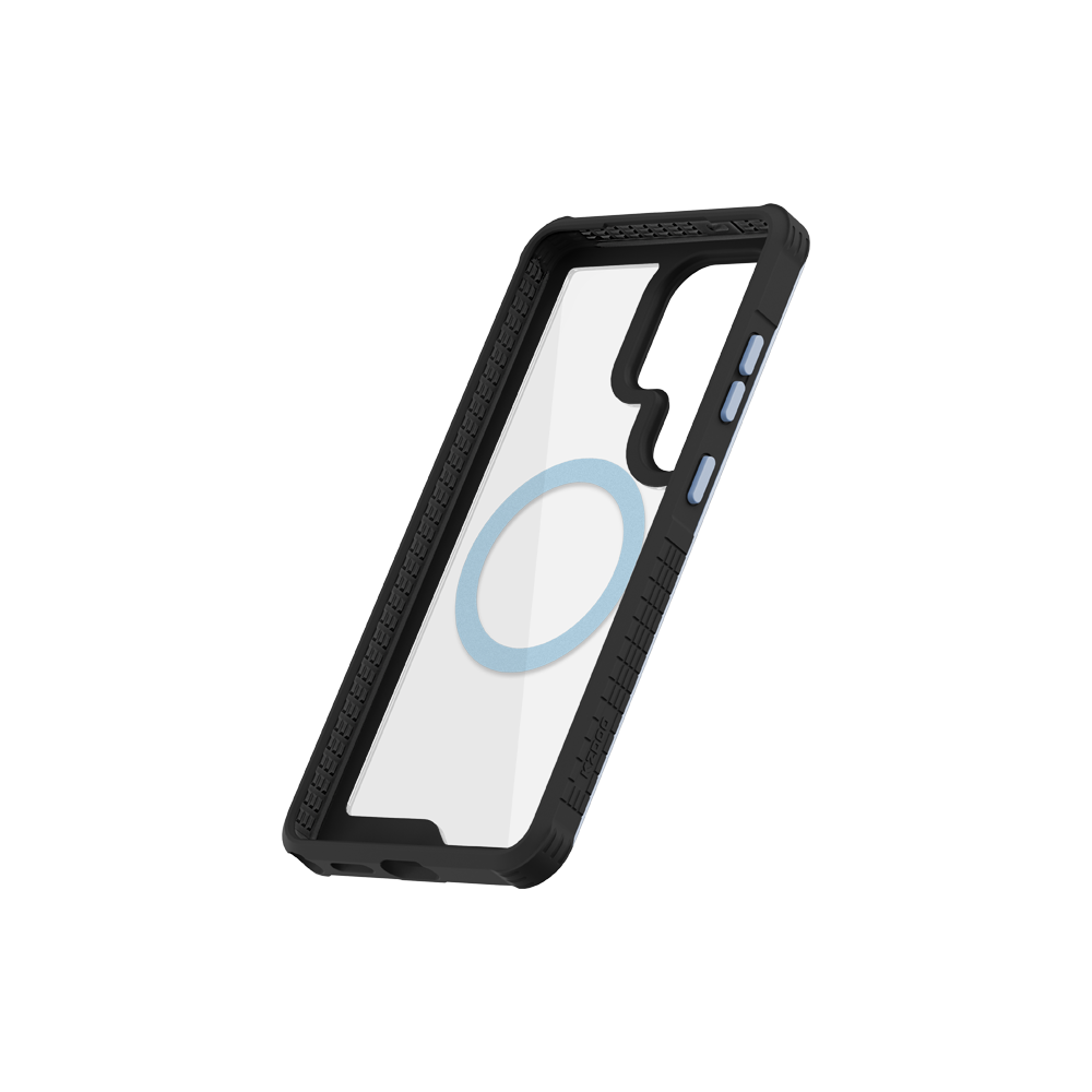 Samsung Galaxy S26 Ultra Kzdoo "Mag ARCE SPORT" Series Anti-Yellowing Magsafe Case - Black