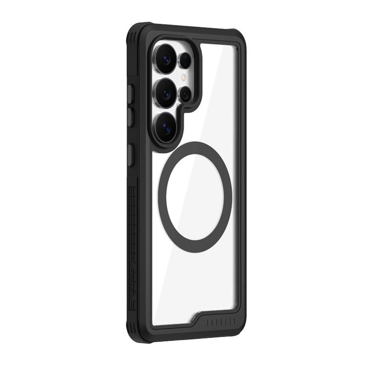 Samsung Galaxy S26 Ultra Kzdoo "Mag ARCE SPORT" Series Anti-Yellowing Magsafe Case - Black