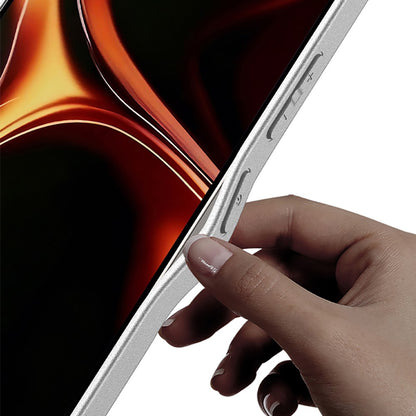 Samsung Galaxy S26 Ultra Leather Cover, Electroplated PU Leather + PC + TPU Matte Case 