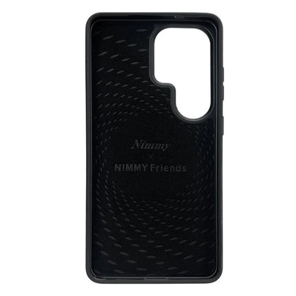 Samsung Galaxy S26 Ultra Nimmy Case, Swag Dog 3D Embroidery Swag Dog Real Chain Case - Black