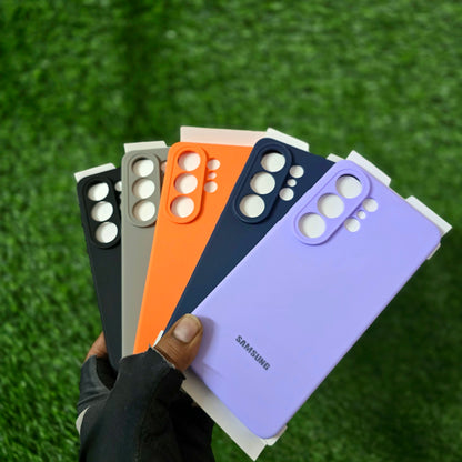 Samsung Galaxy S26 Ultra Silicon Case, Soft Silky Liquid Silicon Case With Logo