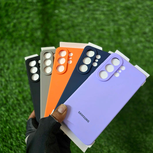 Samsung Galaxy S26 Ultra Silicon Case, Soft Silky Liquid Silicon Case With Logo