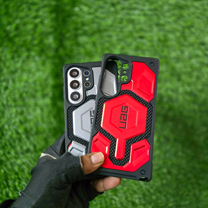 Samsung Galaxy S26 Ultra UAG Case, Monarch Pro Series Kevlar Series Rugged Armor Cover with Magsafe - Red