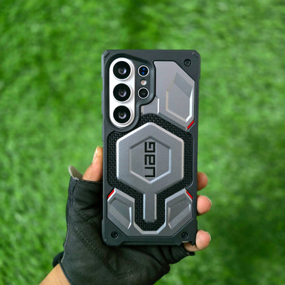 Samsung Galaxy S26 Ultra UAG Case, Monarch Pro Series Kevlar Series Rugged Armor Cover with Magsafe - grey