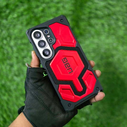 Samsung Galaxy S26 Ultra UAG Case, Monarch Pro Series Kevlar Series Rugged Armor Cover with Magsafe - Red