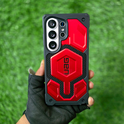 Samsung Galaxy S26 Ultra UAG Case, Monarch Pro Series Kevlar Series Rugged Armor Cover with Magsafe - Red