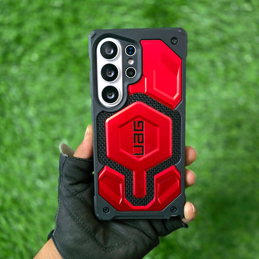 Samsung Galaxy S26 Ultra UAG Case, Monarch Pro Series Kevlar Series Rugged Armor Cover with Magsafe - Red