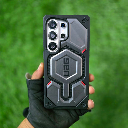 Samsung Galaxy S26 Ultra UAG Case, Monarch Pro Series Kevlar Series Rugged Armor Cover with Magsafe - grey (Open Cut)