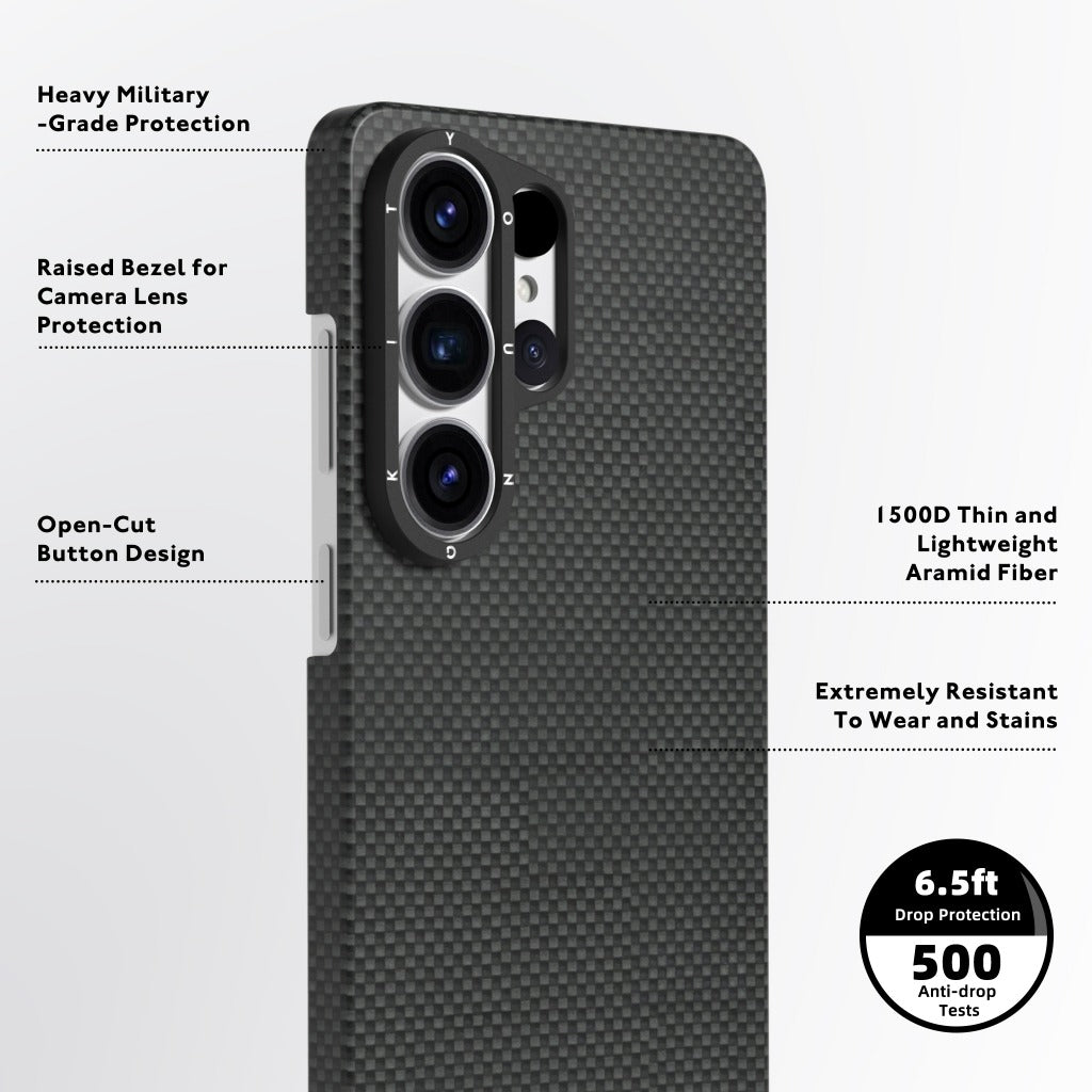 Samsung Galaxy S26 Ultra Youngkit Carbon Fiber Case,  Extreme Wing Series Kevlar 1500D Magsafe Case