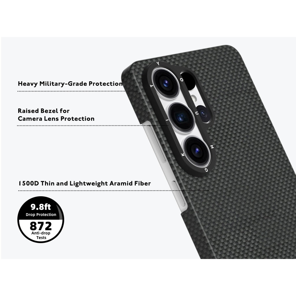 Samsung Galaxy S26 Ultra Youngkit Carbon Fiber Case,  Extreme Wing Series Kevlar 1500D Magsafe Case