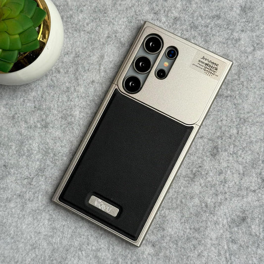 Samsung Galaxy S26 Ultra MetalBumper Cover, Aero Flex Aluminum Frameless with Magsafe Case - Black